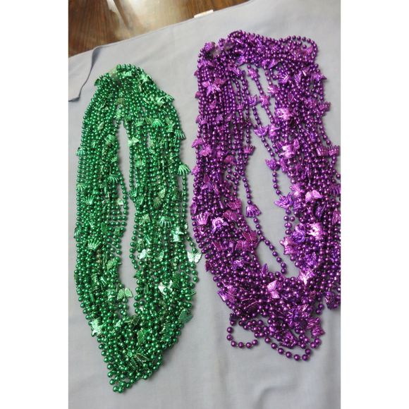 philadelphia eagles mardi gras beads